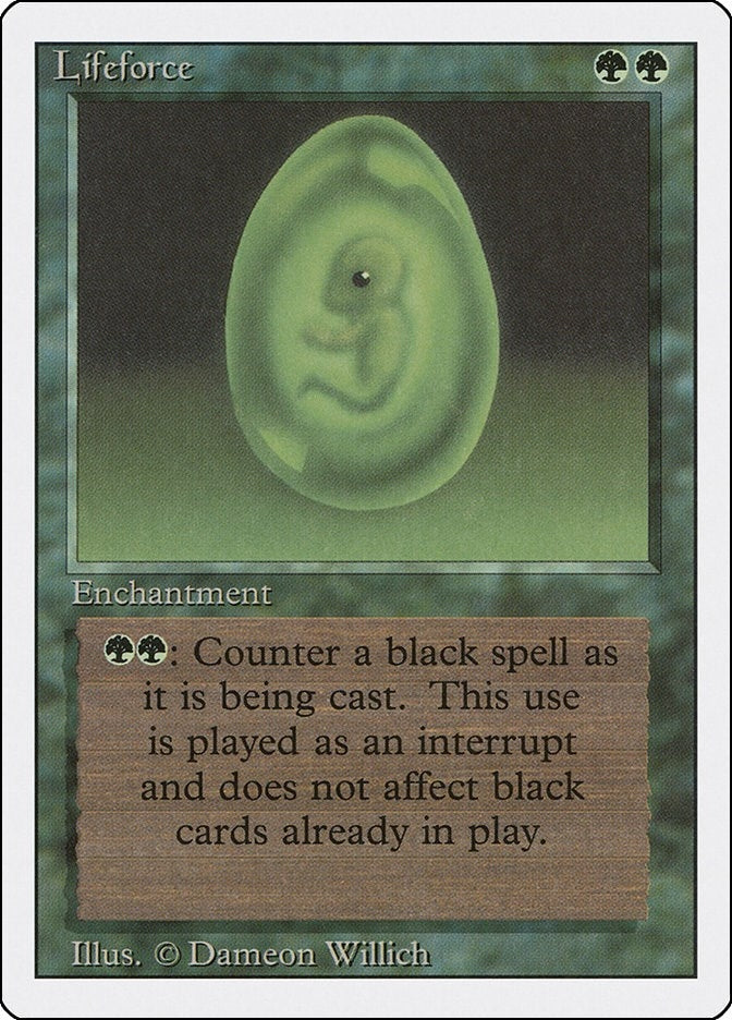 Image for Lifeforce (Revised Edition) - Magic: The Gathering