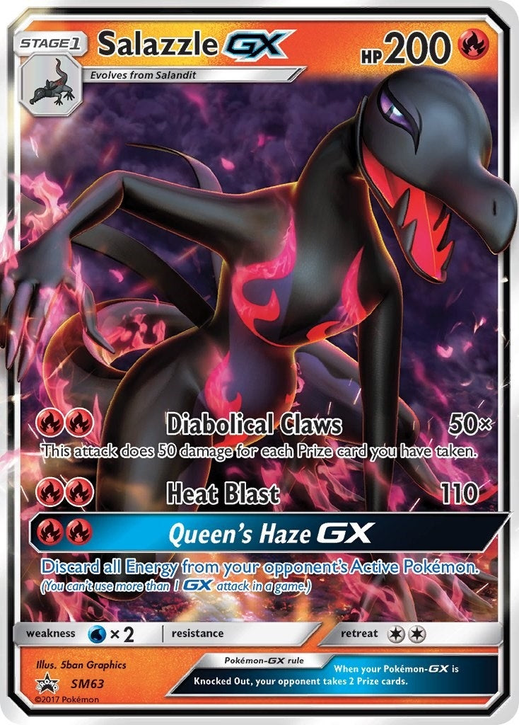Image for Salazzle GX - SM63 (SM63) (SM Promos) - Pokemon