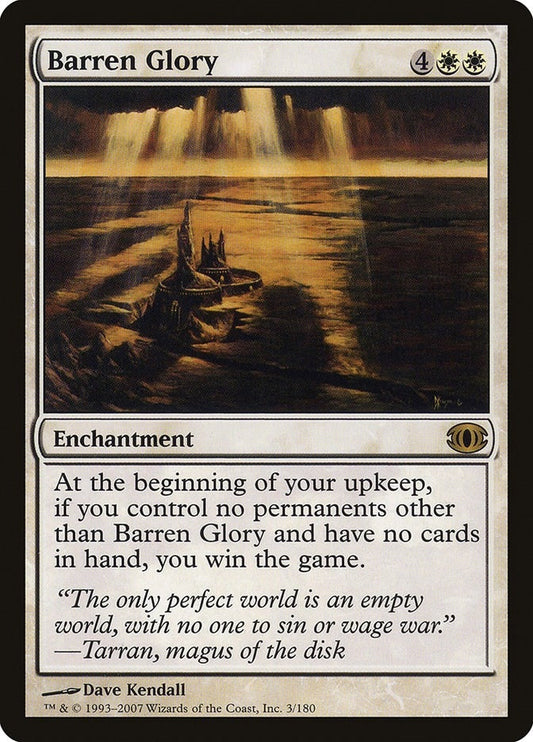 Image for Barren Glory (3) (Future Sight) - Magic: The Gathering