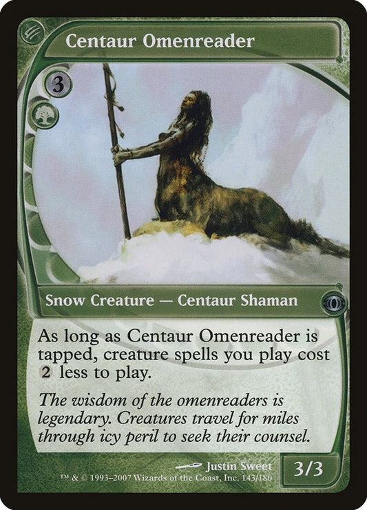 Image for Centaur Omenreader (143) (Future Sight) - Magic: The Gathering