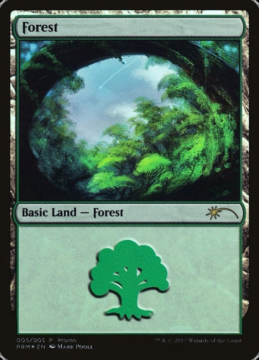Image for Forest (2017 Gift Pack - Poole) (5) (Gift Boxes and Promos) - Magic: The Gathering