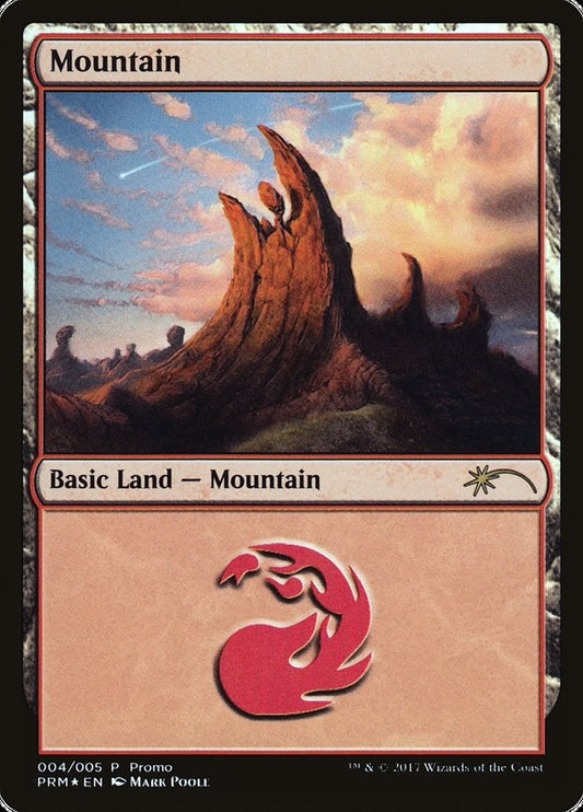 Image for Mountain (2017 Gift Pack - Poole) (4) (Gift Boxes and Promos) - Magic: The Gathering