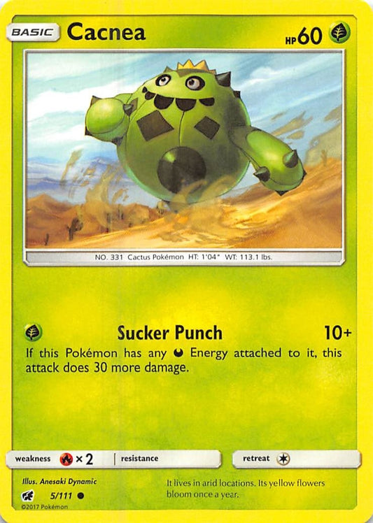 Image for Cacnea (5/111) (SM - Crimson Invasion) - Pokemon