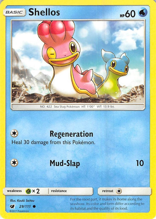 Image for Shellos (29/111) (SM - Crimson Invasion) - Pokemon