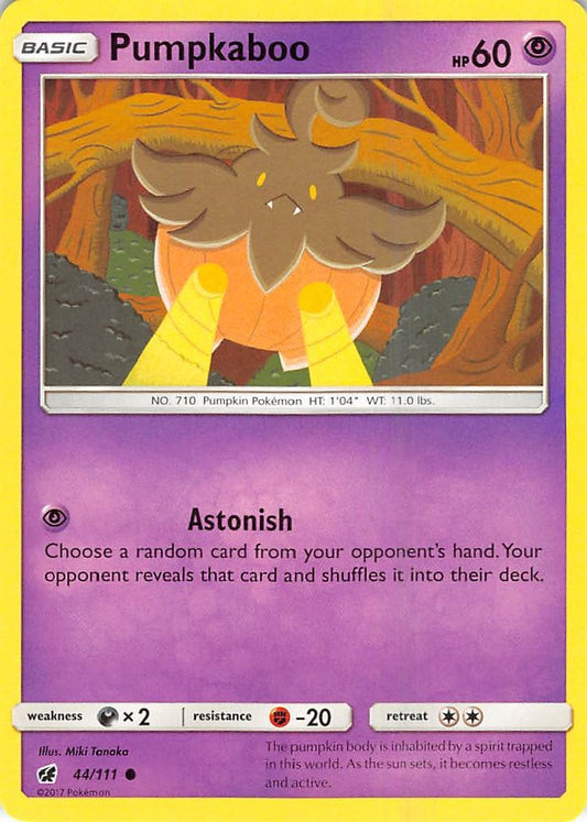 Image for Pumpkaboo (44/111) (SM - Crimson Invasion) - Pokemon