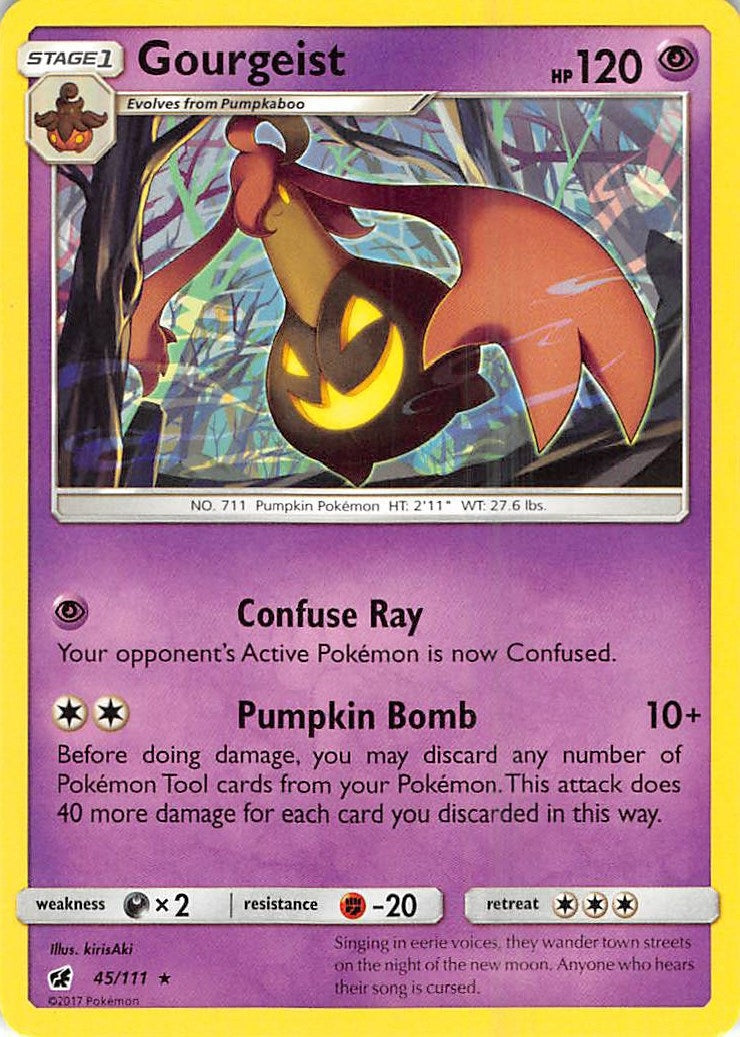 Image for Gourgeist (45/111) (SM - Crimson Invasion) - Pokemon