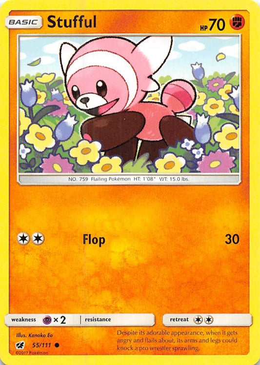 Image for Stufful (55/111) (SM - Crimson Invasion) - Pokemon