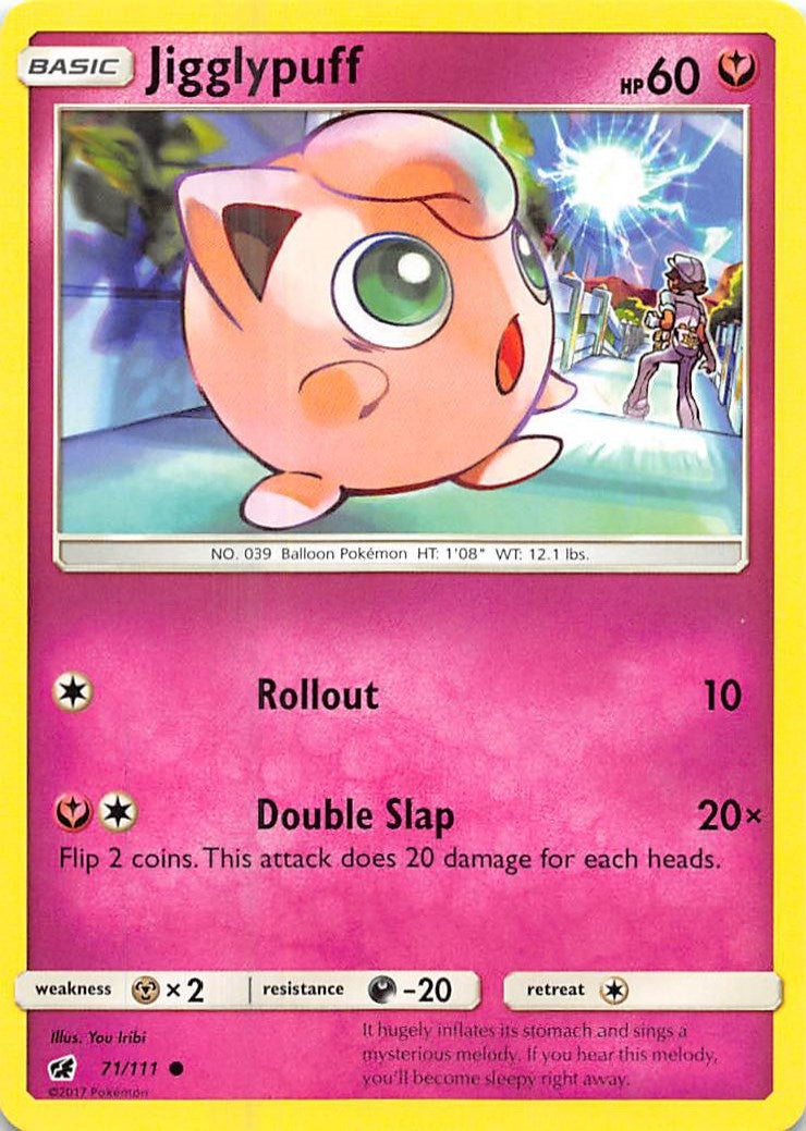 Image for Jigglypuff (71/111) (SM - Crimson Invasion) - Pokemon