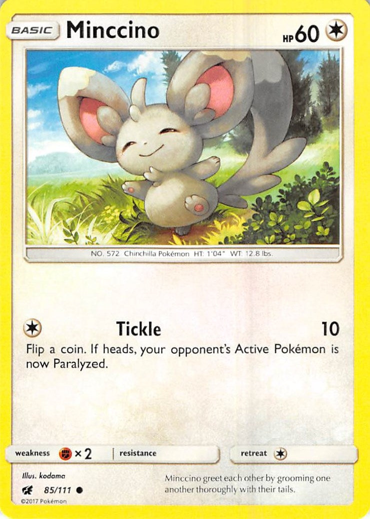 Image for Minccino (85/111) (SM - Crimson Invasion) - Pokemon