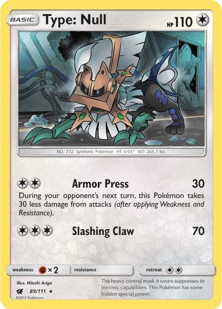 Image for Type: Null (89/111) (SM - Crimson Invasion) - Pokemon