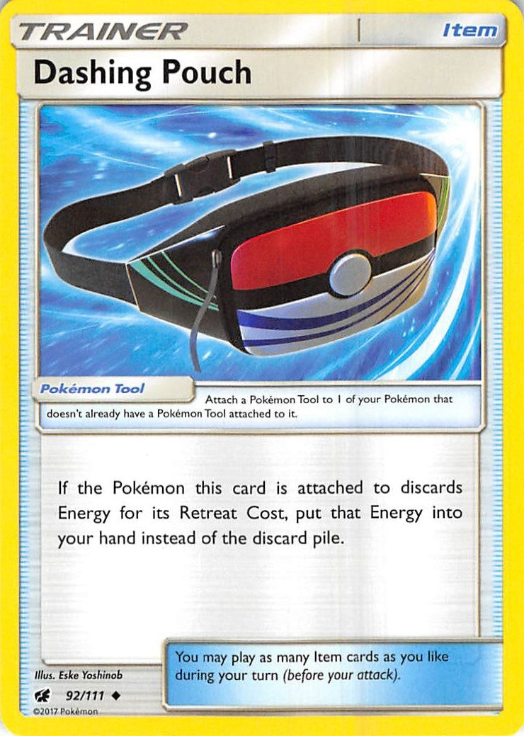 Image for Dashing Pouch (92/111) (SM - Crimson Invasion) - Pokemon