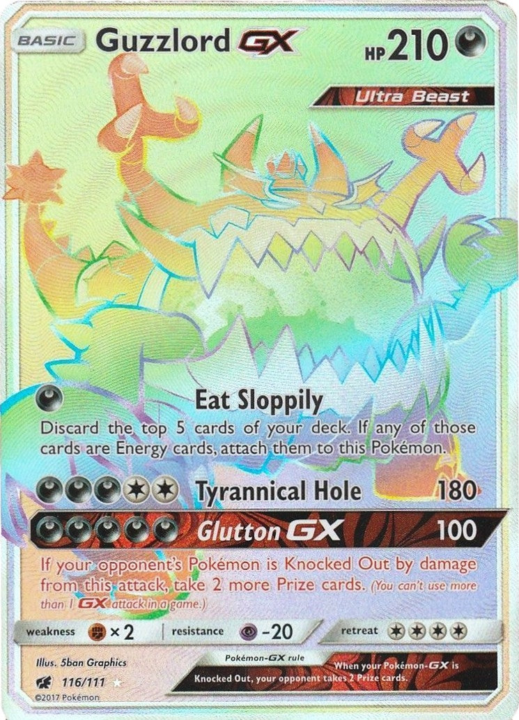 Image for Guzzlord GX (Secret) (116/111) (SM - Crimson Invasion) - Pokemon