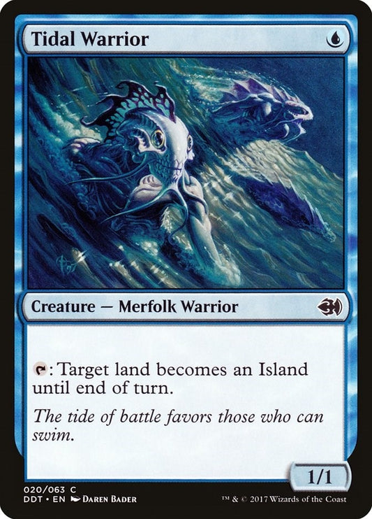 Image for Tidal Warrior (20) (Duel Decks: Merfolk vs. Goblins) - Magic: The Gathering