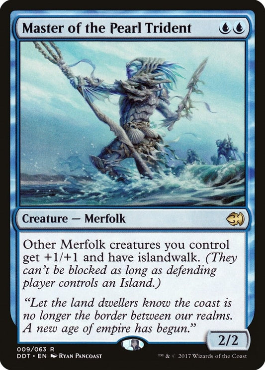 Image for Master of the Pearl Trident (9) (Duel Decks: Merfolk vs. Goblins) - Magic: The Gathering