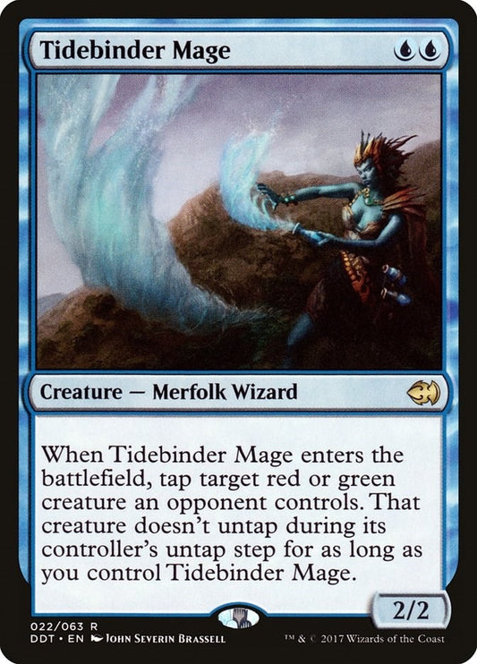 Image for Tidebinder Mage (22) (Duel Decks: Merfolk vs. Goblins) - Magic: The Gathering