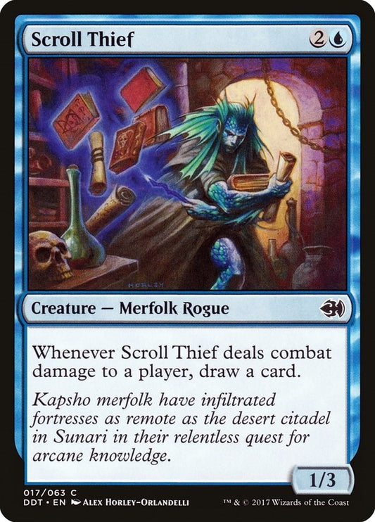 Image for Scroll Thief (17) (Duel Decks: Merfolk vs. Goblins) - Magic: The Gathering