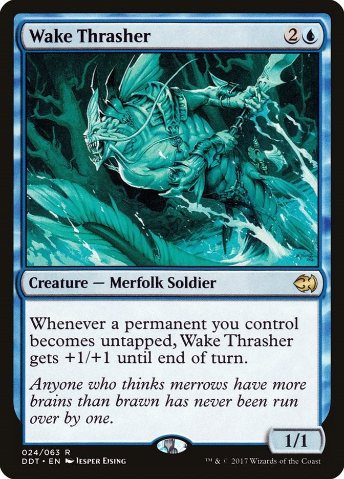 Image for Wake Thrasher (24) (Duel Decks: Merfolk vs. Goblins) - Magic: The Gathering