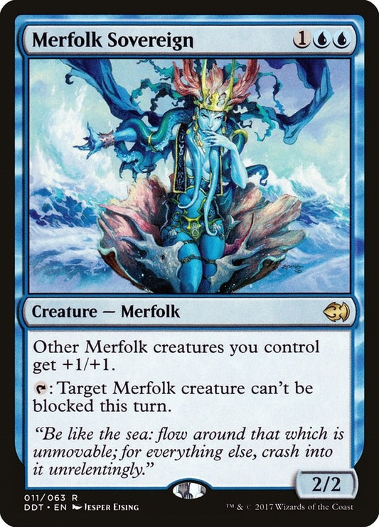 Image for Merfolk Sovereign (11) (Duel Decks: Merfolk vs. Goblins) - Magic: The Gathering