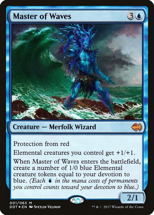 Image for Master of Waves (1) (Duel Decks: Merfolk vs. Goblins) - Magic: The Gathering