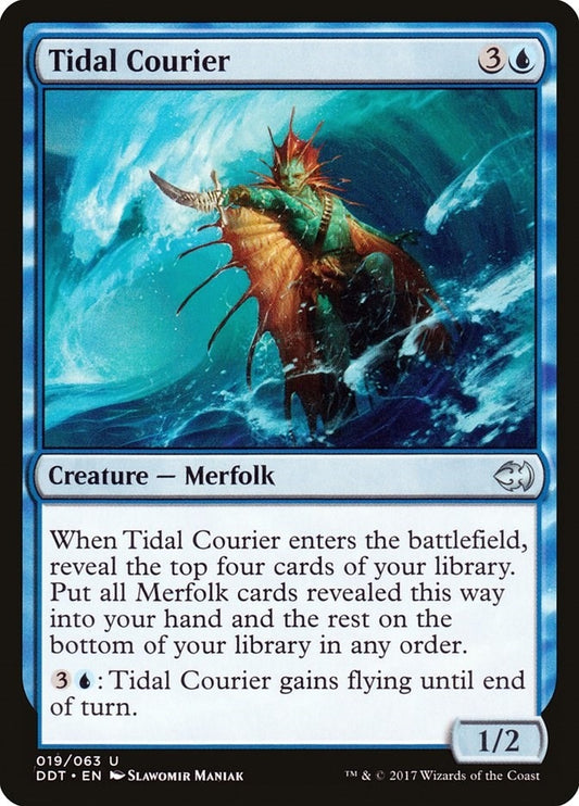 Image for Tidal Courier (19) (Duel Decks: Merfolk vs. Goblins) - Magic: The Gathering