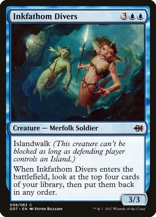 Image for Inkfathom Divers (8) (Duel Decks: Merfolk vs. Goblins) - Magic: The Gathering