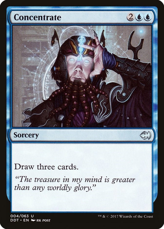 Image for Concentrate (4) (Duel Decks: Merfolk vs. Goblins) - Magic: The Gathering