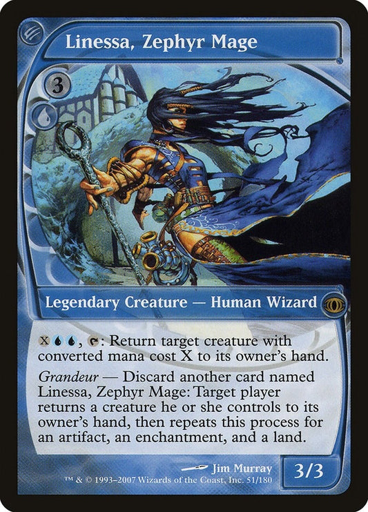 Image for Linessa, Zephyr Mage (51) (Future Sight) - Magic: The Gathering