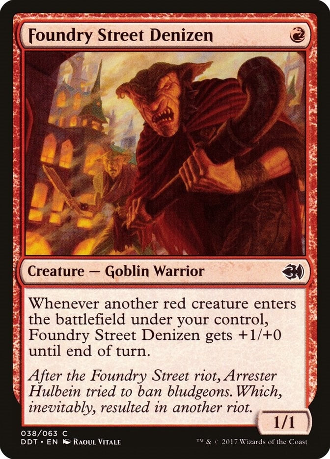 Image for Foundry Street Denizen (38) (Duel Decks: Merfolk vs. Goblins) - Magic: The Gathering
