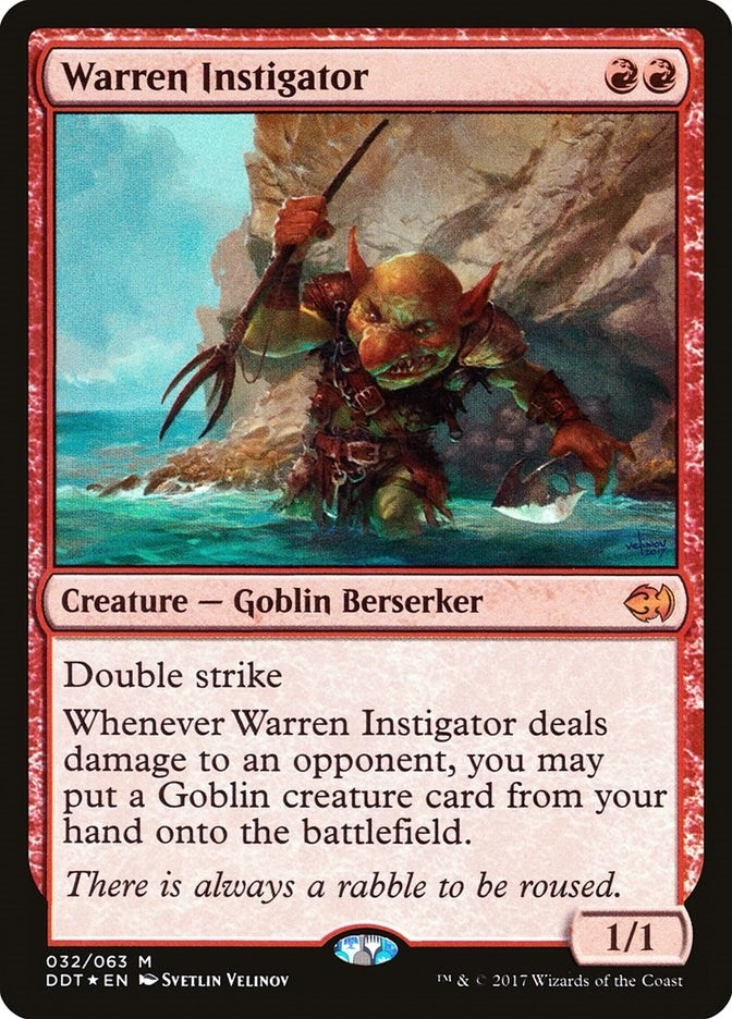 Image for Warren Instigator (32) (Duel Decks: Merfolk vs. Goblins) - Magic: The Gathering