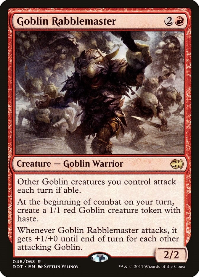 Image for Goblin Rabblemaster (46) (Duel Decks: Merfolk vs. Goblins) - Magic: The Gathering