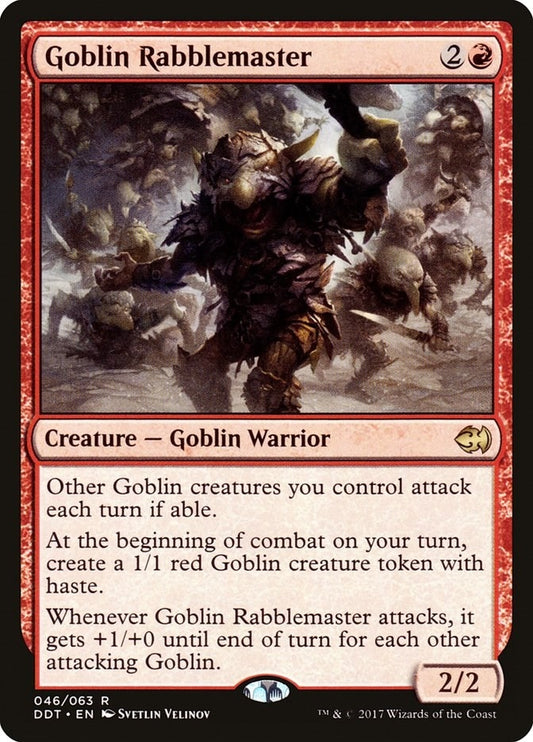 Image for Goblin Rabblemaster (46) (Duel Decks: Merfolk vs. Goblins) - Magic: The Gathering