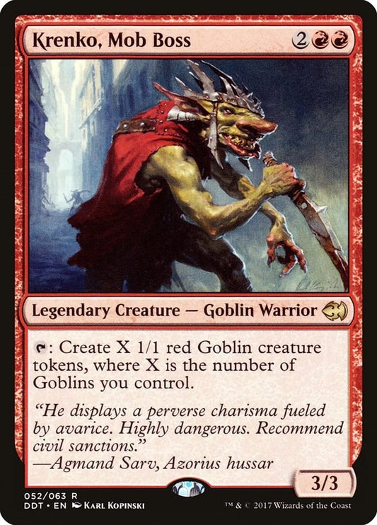 Image for Krenko, Mob Boss (52) (Duel Decks: Merfolk vs. Goblins) - Magic: The Gathering