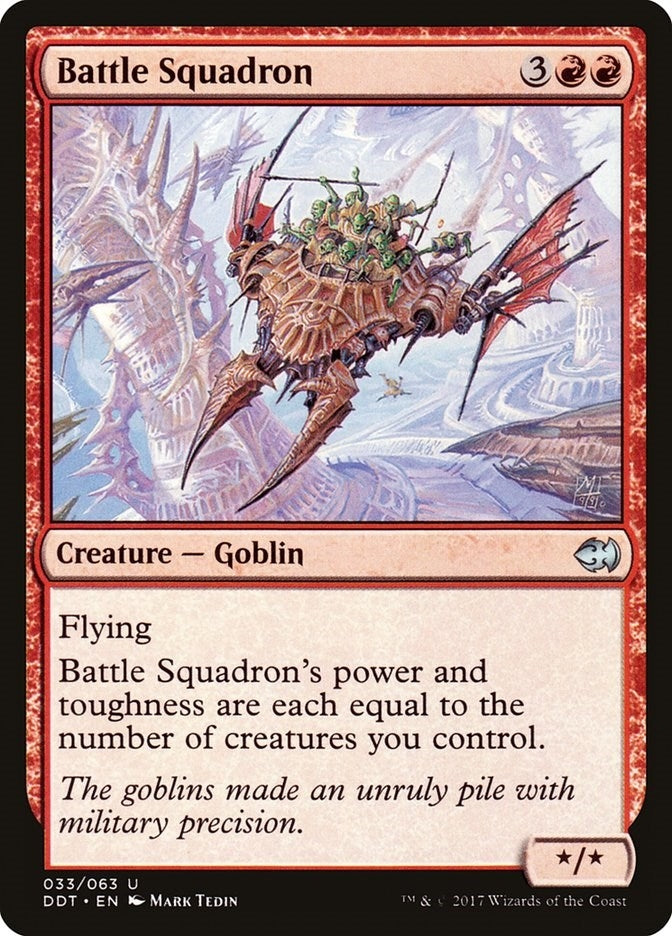 Image for Battle Squadron (33) (Duel Decks: Merfolk vs. Goblins) - Magic: The Gathering