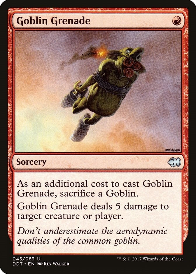 Image for Goblin Grenade (45) (Duel Decks: Merfolk vs. Goblins) - Magic: The Gathering