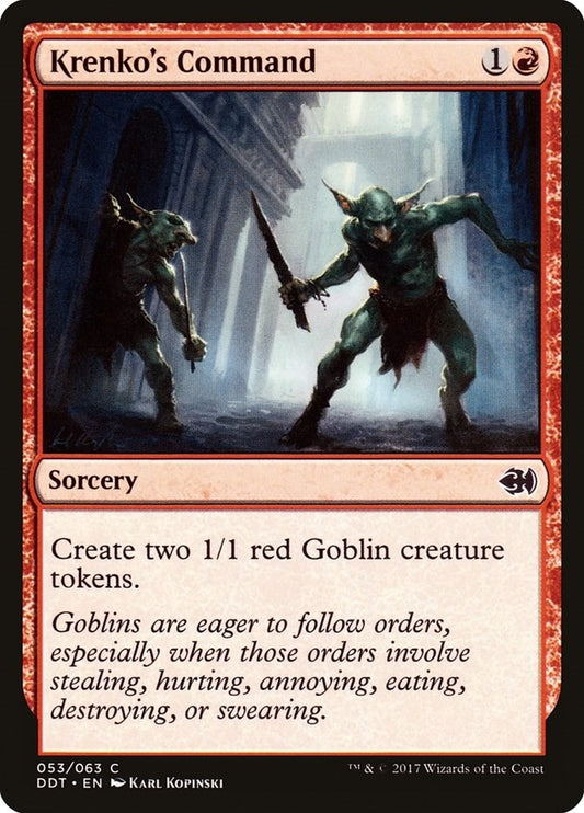 Image for Krenko's Command (53) (Duel Decks: Merfolk vs. Goblins) - Magic: The Gathering