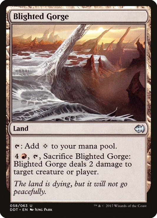 Image for Blighted Gorge (58) (Duel Decks: Merfolk vs. Goblins) - Magic: The Gathering