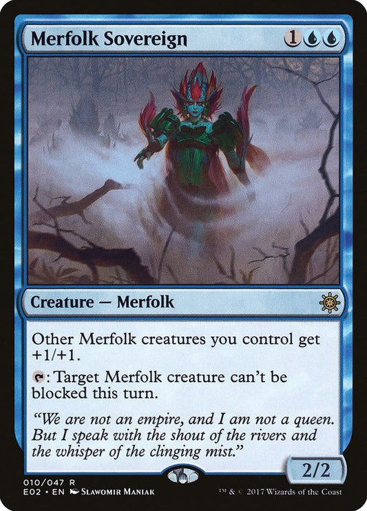Image for Merfolk Sovereign (10) (Explorers of Ixalan) - Magic: The Gathering