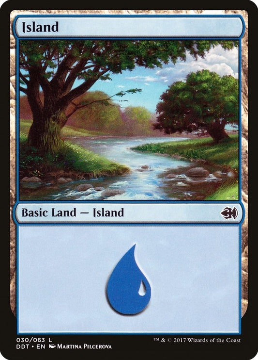 Image for Island (030) (30) (Duel Decks: Merfolk vs. Goblins) - Magic: The Gathering