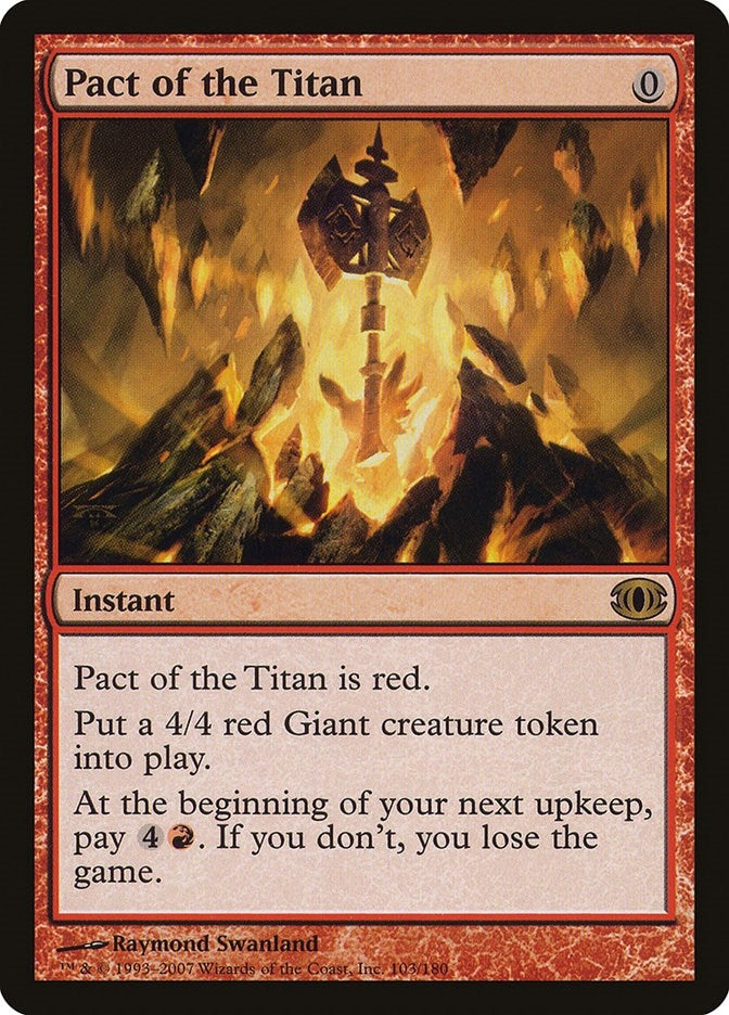 Image for Pact of the Titan (103) (Future Sight) - Magic: The Gathering