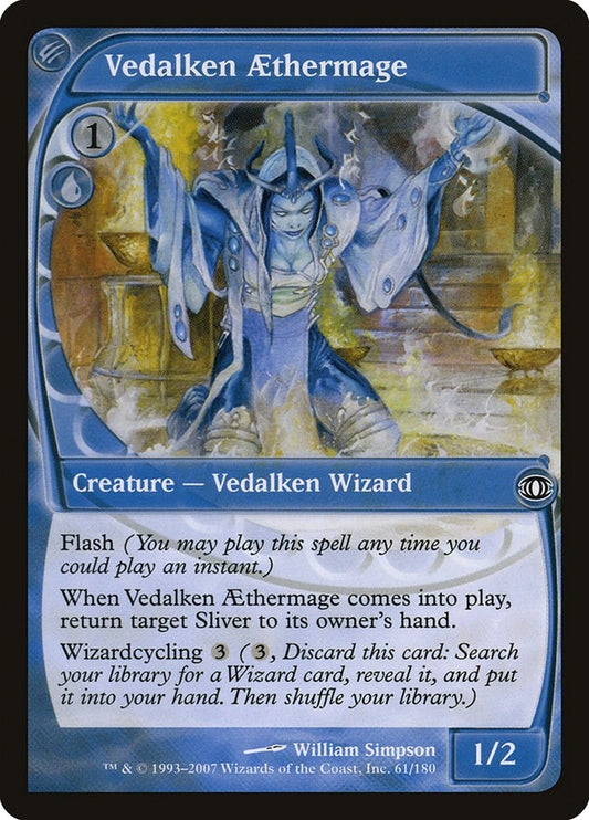 Image for Vedalken Aethermage (61) (Future Sight) - Magic: The Gathering