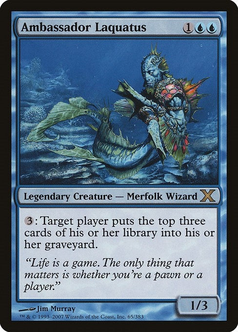 Image for Ambassador Laquatus (65) (10th Edition) - Magic: The Gathering