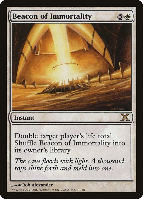 Image for Beacon of Immortality (10) (10th Edition) - Magic: The Gathering