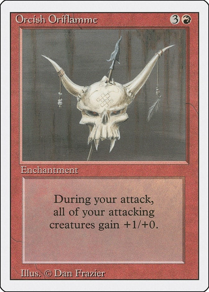 Image for Orcish Oriflamme (Revised Edition) - Magic: The Gathering