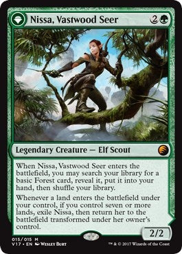 Image for Nissa, Vastwood Seer (15) (From the Vault: Transform) - Magic: The Gathering
