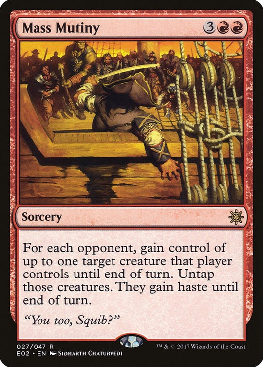 Image for Mass Mutiny (27) (Explorers of Ixalan) - Magic: The Gathering