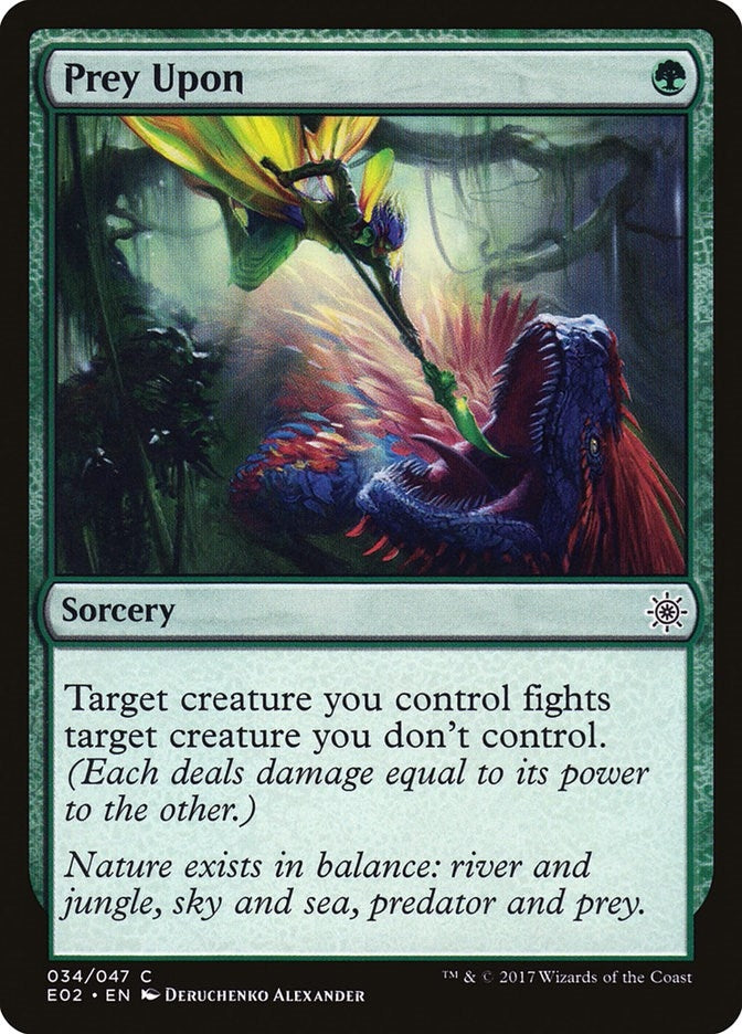 Image for Prey Upon (34) (Explorers of Ixalan) - Magic: The Gathering