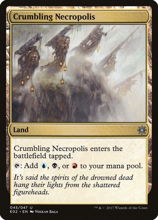 Image for Crumbling Necropolis (45) (Explorers of Ixalan) - Magic: The Gathering