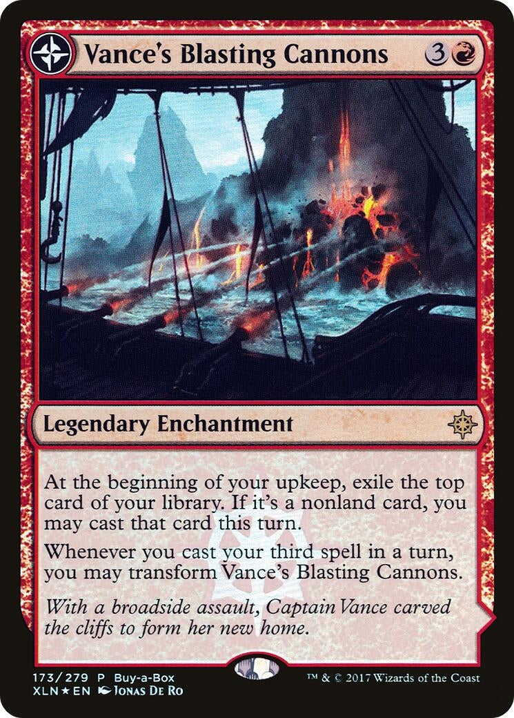 Image for Vance's Blasting Cannons (173) (Buy-A-Box Promos) - Magic: The Gathering