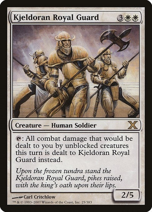 Image for Kjeldoran Royal Guard (25) (10th Edition) - Magic: The Gathering