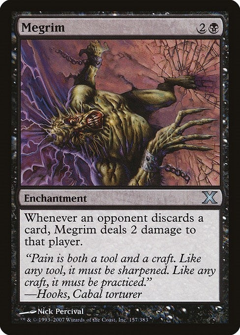 Image for Megrim (157) (10th Edition) - Magic: The Gathering